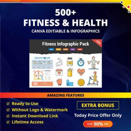 500+ Fitness and Health Infographic Post - Advanced Course for Fitness Coach