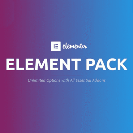 Element Pack – Addon for Elementor Page Builder Plugin (Lifetime Updates and all features unlocked)