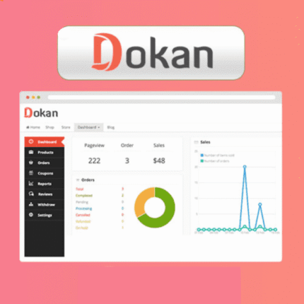 Dokan Plugin Pro Version with Lifetime Updates - All Features Unlocked (Best Multivendor WordPress Plugin)