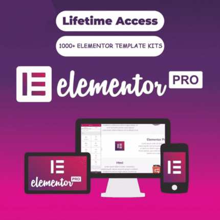 Elementor Pro Version with Lifetime Updates - All Features Unlocked