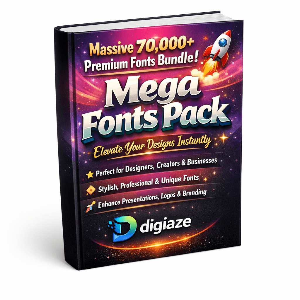 mega fonts pack